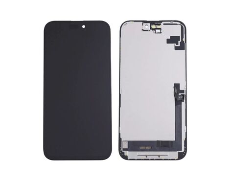 LCD displej (ekran) - iPhone 16 Plus + touchscreen black (crni) APLONG OEM Changed Glass.