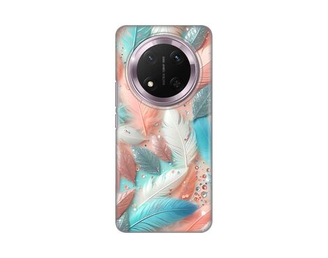 Silikonska futrola PRINT - Huawei Honor Magic 7 lite Pastel Feathers.