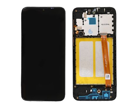 LCD displej (ekran) - Samsung A202 Galaxy A20E (GH82-20229A) + touchscreen + frame black (crni) FULL ORG-SP.