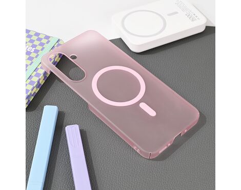 Futrola Magsafe mat PC - Samsung A266 Galaxy A26 5G roze.