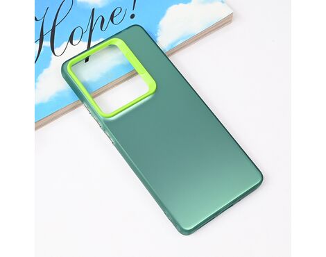 Futrola providna - Xiaomi Redmi Note 14s zelena.