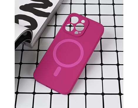 Futrola Magsafe Pure color - iPhone 13 Pro tamno pink.