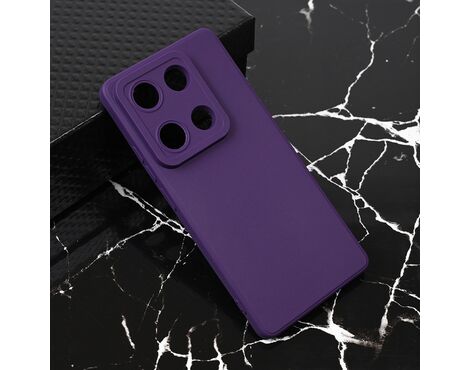 Silikonska futrola Teracell Giulietta - Xiaomi Redmi Note 14S (EU) mat tamno ljubicasta.