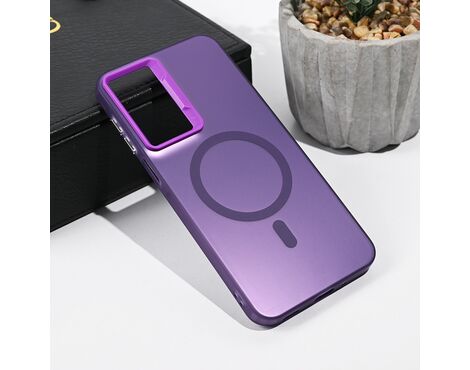 Futrola Magsafe providna - Samsung A175 Galaxy A17 ljubicasta.