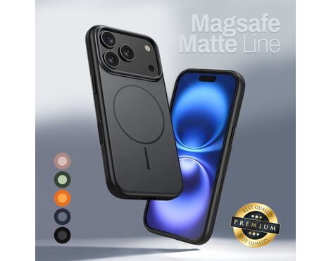 Futrola Magsafe mat Line - iPhone 17 Pro braon.
