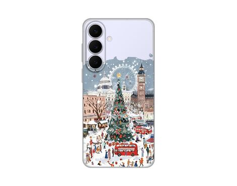 Silikonska futrola PRINT Skin - Samsung S731B Galaxy S25 Fe Christmas Town.