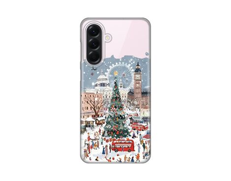 Silikonska futrola PRINT Skin - Samsung A566 Galaxy A56 5G Christmas Town.