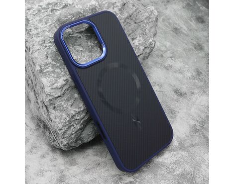 Futrola CARBON MagSafe - iPhone 16 Pro Max (6.9) plava (big camera) (MS).