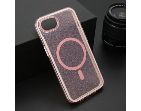 Futrola CRYSTAL MagSafe - iPhone 16e roze (MS).