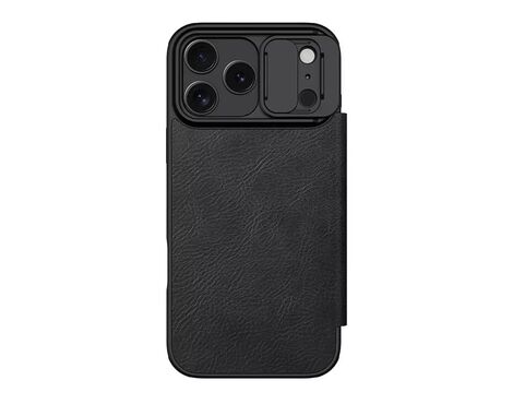 Futrola NILLKIN QIN Pro - iPhone 17 Pro Max (6.9) crna (MS).