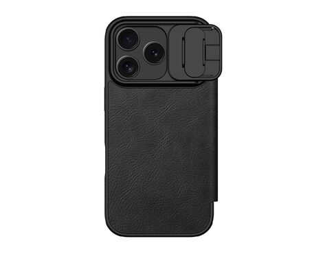 Futrola NILLKIN QIN Pro - iPhone 17 Pro crna (MS).