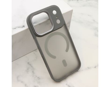 Futrola SILKY MagSafe II - iPhone 17 Pro siva (MS).