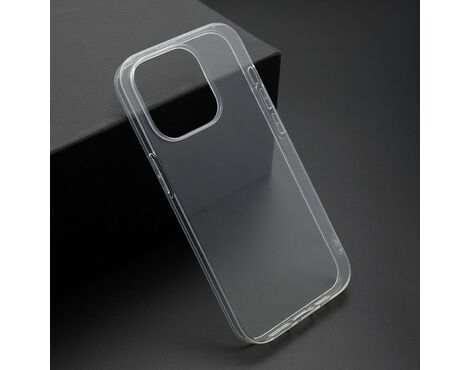 Silikonska futrola ultra tanka (skin) PROTECT - iPhone 14 Pro (6.1) providna (bela) (MS).