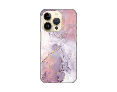 Silikonska futrola PRINT - iPhone 14 Pro Pink Marble.