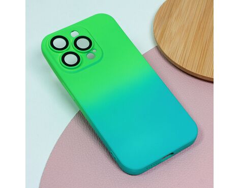 Futrola Rainbow Spring - iPhone 14 Pro zeleno svetlo plava.