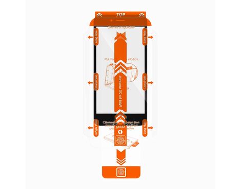 Zastitno Staklo Tempered glass 2.5D dust free - iPhone 7/8/SE crni.