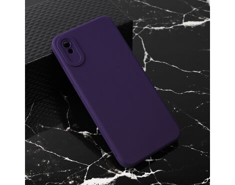 Silikonska futrola Teracell Giulietta - Xiaomi Redmi 9A mat tamno ljubicasta.