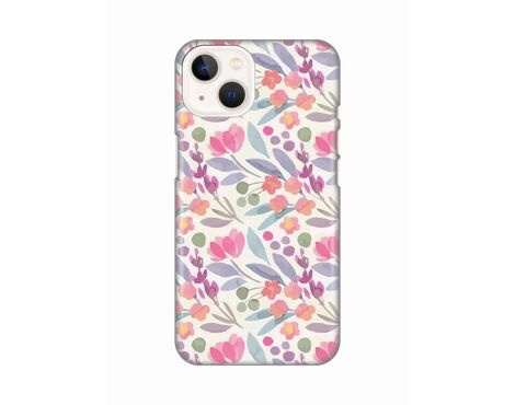 Silikonska futrola PRINT - iPhone 13 Watercolor Flowers.