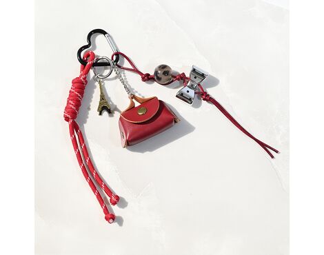 Privezak Fashion Bag bordo.