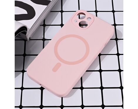 Futrola Magsafe Pure color - iPhone 15 6.1 roze.