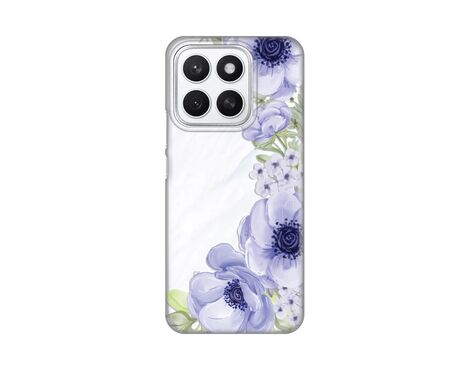 Silikonska futrola PRINT Skin - Huawei Honor X8c Blue Roses.