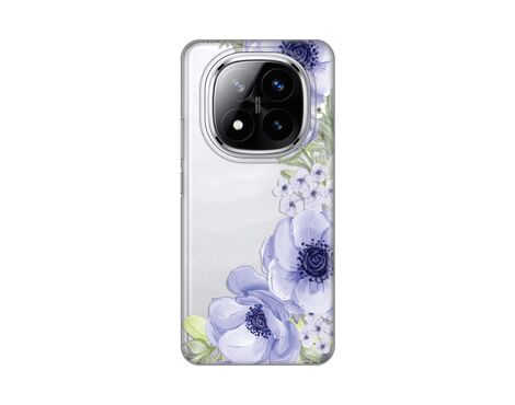 Silikonska futrola PRINT Skin - Xiaomi Redmi Note 14 Pro Plus 5G Blue Roses.