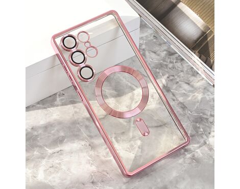 Futrola Magsafe Lux - Samsung S938 Galaxy S25 Ultra roze.