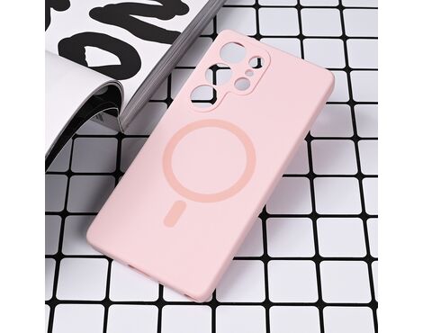 Futrola Magsafe Pure color - Samsung S938 Galaxy S25 Ultra roze.