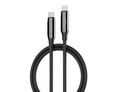 Data kabl LDNIO LC921c -240W Type C na Type C crni 1m.