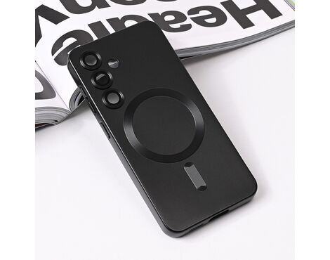 Futrola Magsafe Chrome - Samsung S931 Galaxy S25 crna.