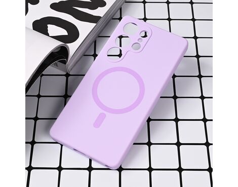 Futrola Magsafe Pure color - Samsung S938 Galaxy S25 Ultra lila.