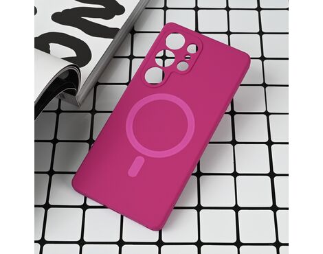 Futrola Magsafe Pure color - Samsung S938 Galaxy S25 Ultra tamno pink.