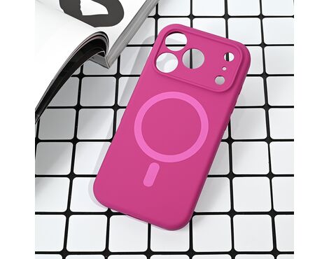 Futrola Magsafe Pure color - iPhone 17 Pro tamno pink.
