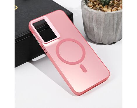 Futrola Magsafe providna - Samsung A175 Galaxy A17 roze.