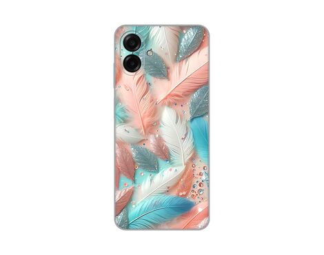 Silikonska futrola PRINT - Samsung A075F Galaxy A07 Pastel Feathers.