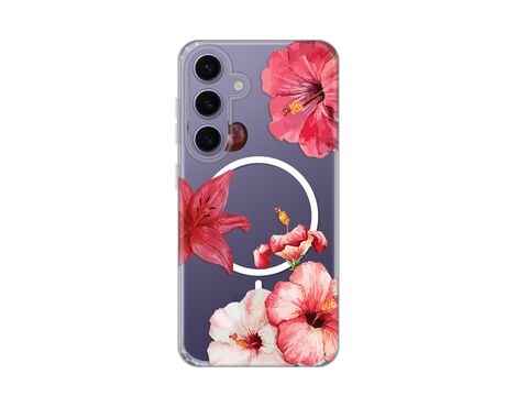 Futrola print Magsafe - Samsung S921B Galaxy S24 Hibiscus.