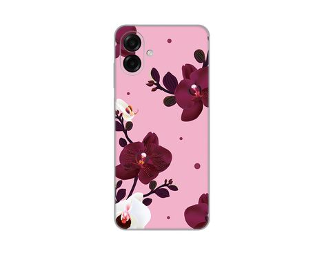Silikonska futrola PRINT Skin - Samsung A075F Galaxy A07 Pink Orchid.