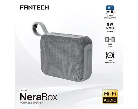 Bluetooth zvucnik Fantech BS153 NeraBox sivi.