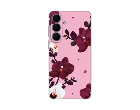 Silikonska futrola PRINT Skin - Samsung S731B Galaxy S25 Fe Pink Orchid.