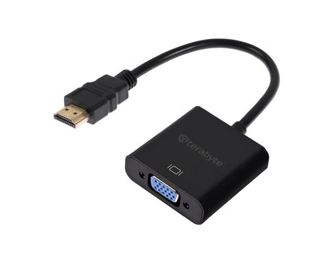 Adapter HDMI M na VGA Z Terabyte crni.