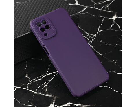 Silikonska futrola Teracell Giulietta - Samsung A125F Galaxy A12 mat tamno ljubicasta.