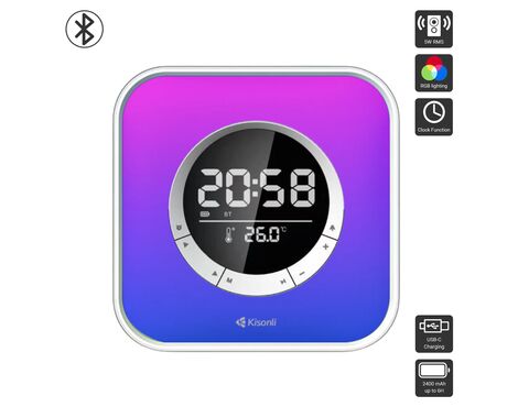 Bluetooth zvucnik Kisonli Q6a 5W beli.