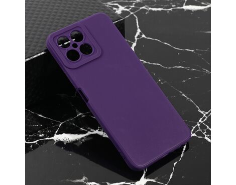 Silikonska futrola Teracell Giulietta - Huawei Honor X8 mat tamno ljubicasta.