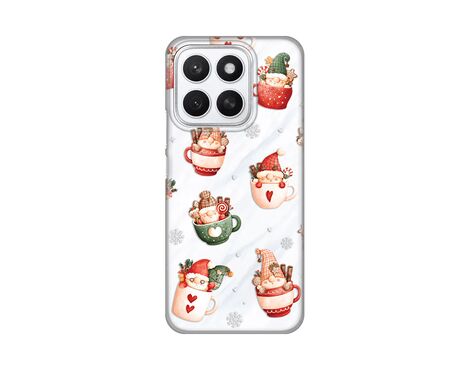 Silikonska futrola PRINT - Huawei Honor X8c Ho Ho Ho.
