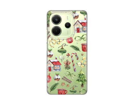 Silikonska futrola PRINT Skin - Xiaomi Redmi Note 14 4G (SRB) Winter Spirit.