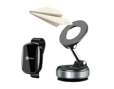Drzac - mobilni telefon Goji 3 u 1 magnet i vakum crni (MS).