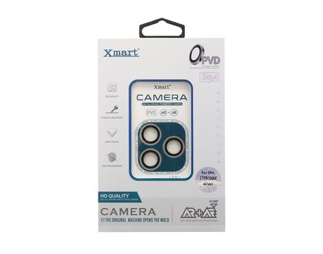 Folija - zastitu kamere X-MART PVD camera film za iPhone 17 Pro (6.3)/iPhone 17 Pro Max (6.9) srebrna (MS).