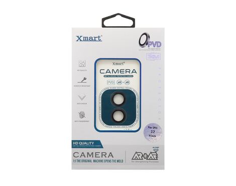 Folija - zastitu kamere X-MART PVD camera film za iPhone 17 crna (MS).