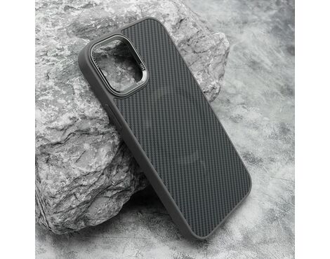 Futrola CARBON MagSafe - iPhone 12/12 Pro (6.1) siva (big camera) (MS).