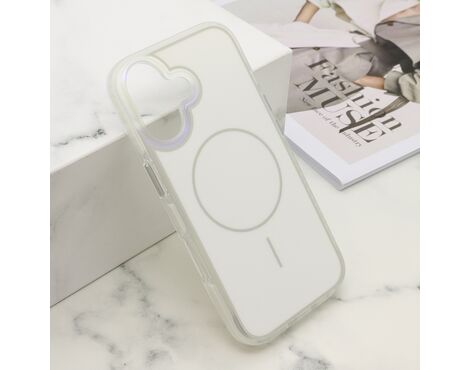 Futrola AMBER RING MagSafe - iPhone 17 bela (MS).